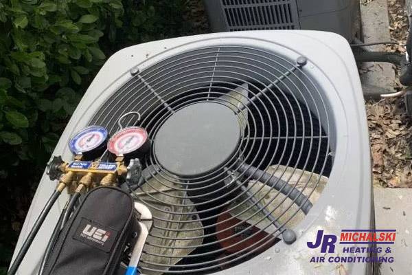 HVAC fan coil inspection by JR Michalski